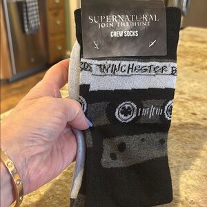 Supernatural Cassette Socks